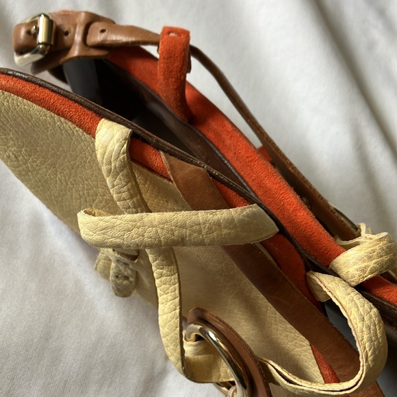 Celine Leather and Suede strappy sandals - Picture 5 of 6